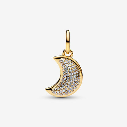 Charm Pendente Luna Crescente Luminosa