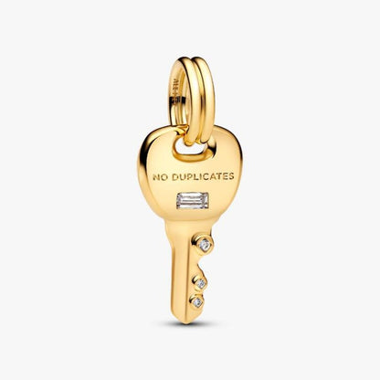 Charm Pendente Chiave "No Duplicates"