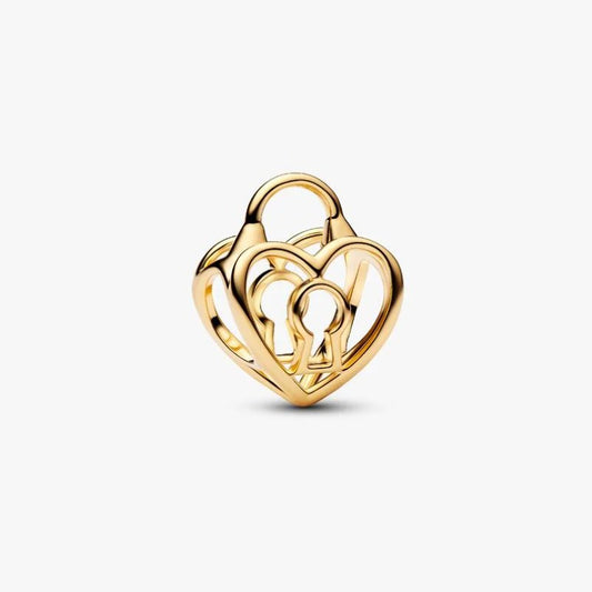 Charm Openwork Lucchetto Cuore