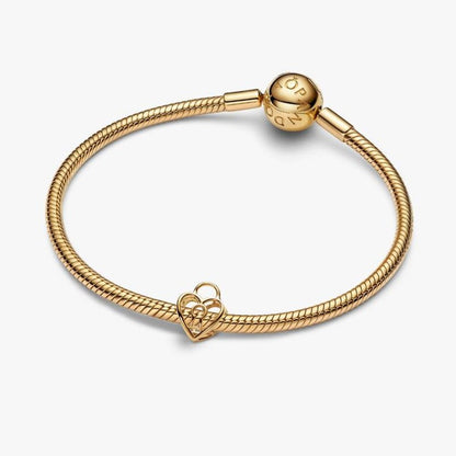 Charm Openwork Lucchetto Cuore