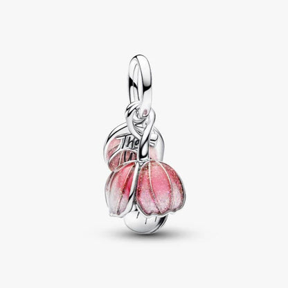 Charm Pendente Fiore "Thank you"