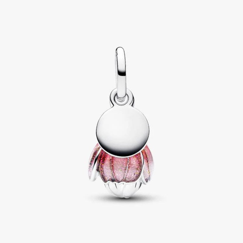 Charm Pendente Fiore "Thank you"