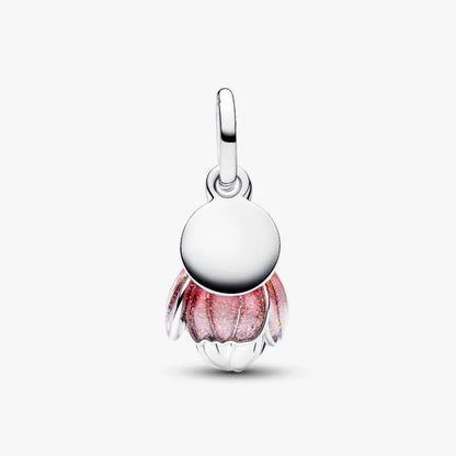 Charm Pendente Fiore "Thank you"