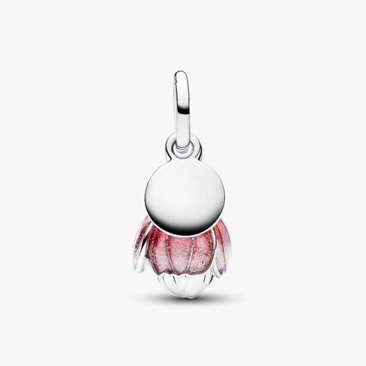 Charm Pendente Fiore "Thank you"