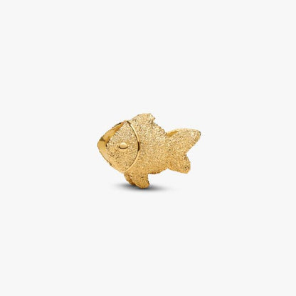 Mini Charm Pesce effetto diamantato