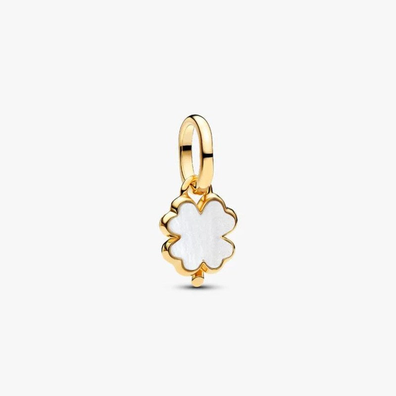 Charm Mini Pendente Quadrifoglio Bianco Pandora ME