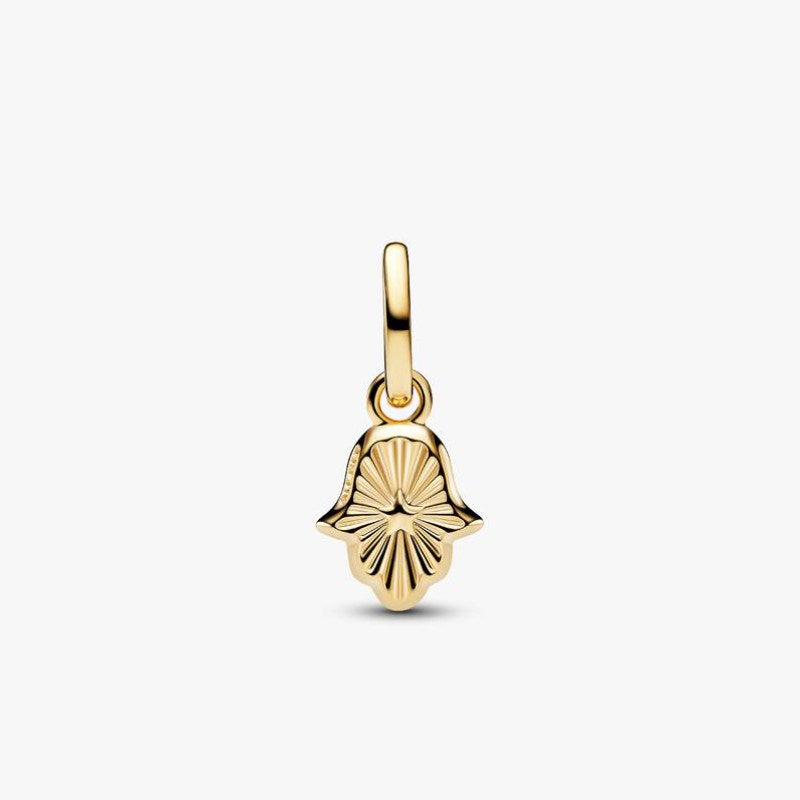 Charm Mini Pendente Mano di Fatima Verde Pandora ME