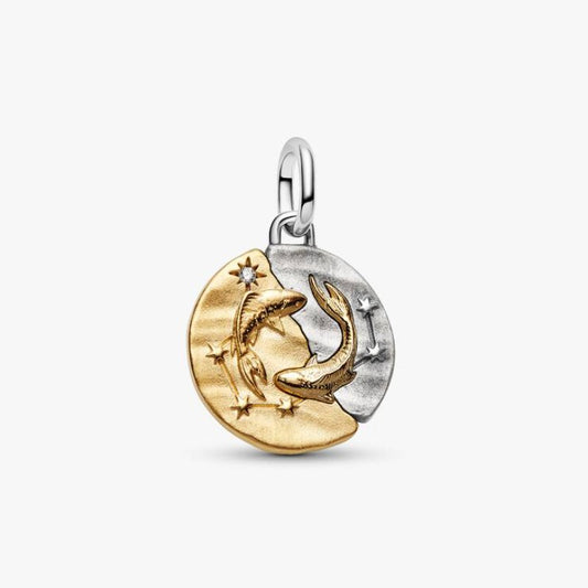 Charm Medallion Pesci