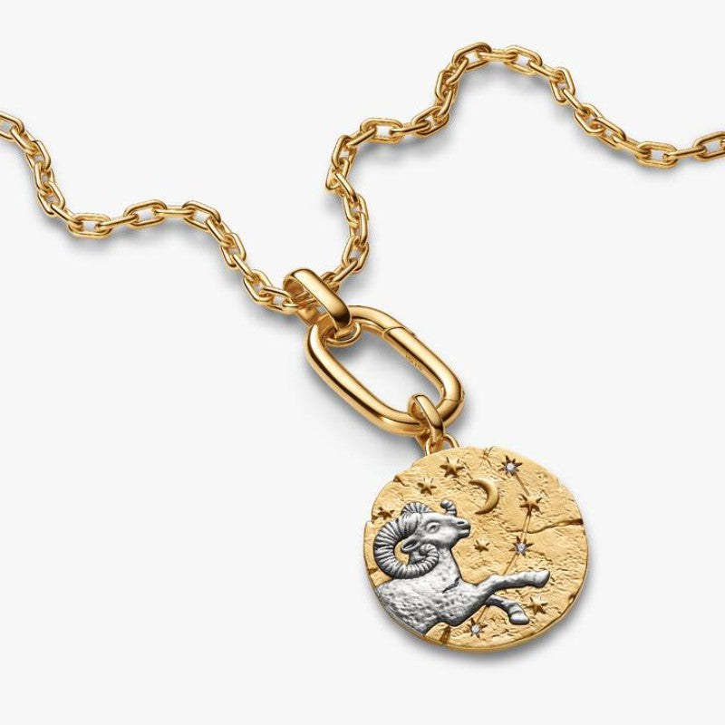 Charm Medallion XL Ariete "Acta Non Verba"