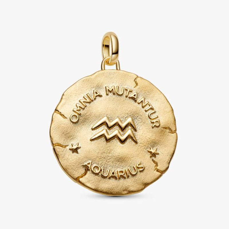 Charm Medallion XL Acquario "Omnia Mutantur"