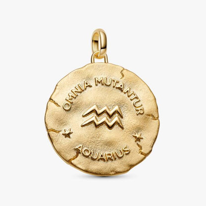 Charm Medallion XL Acquario "Omnia Mutantur"