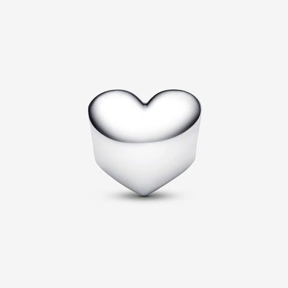 Charm Cuore con Pietra Miele Novembre da incidere