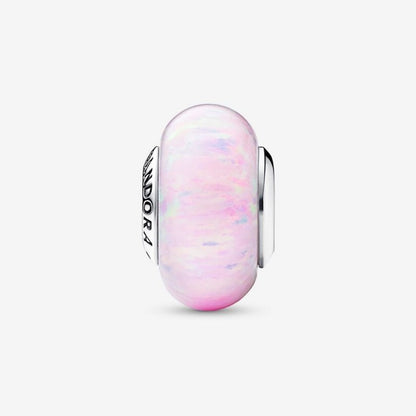 Charm Opale Glitter Rosa