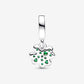 Small Green Four-Leaf Clover Pendant Charm