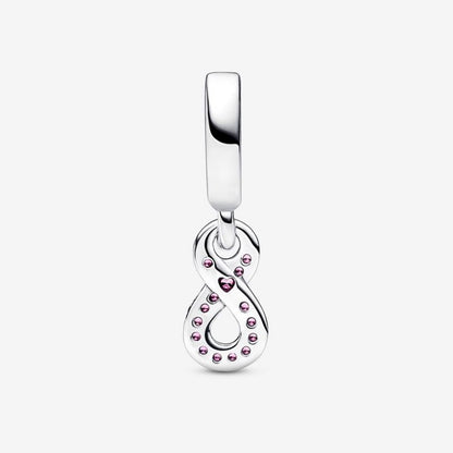 Pink Infinity Pendant Charm