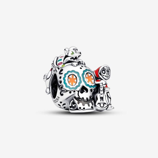 Pixar Charm, Coco, Miguel &amp; Dante Skull that glows in the dark