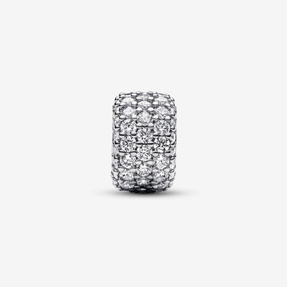 Pavè Triple Band Charm