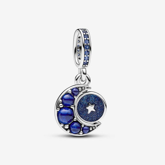 Charm Pendente Luna Girevole