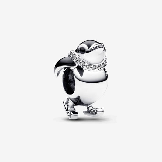 Penguin on Skis Charm