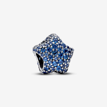Blue Pavè Star Charm