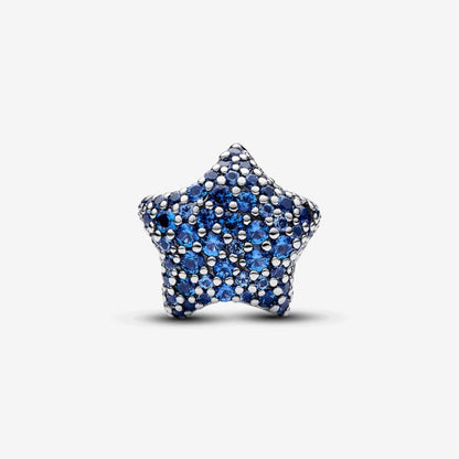 Blue Pavè Star Charm