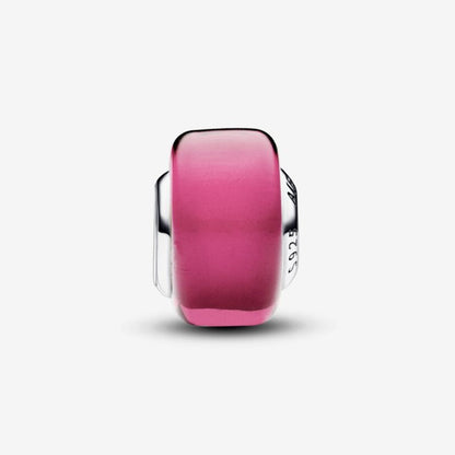 Charm Mini Vetro di Murano Rosa