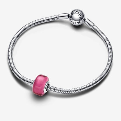 Charm Mini Vetro di Murano Rosa
