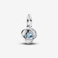 Charm Pendente Cerchio Eterno Azzurro Marzo