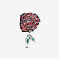 Charm Rosa Scintillante Rossa