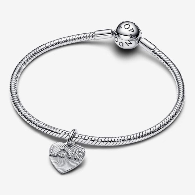 Charm Pendente Cuore "Love" da incidere