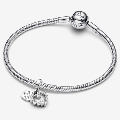 Charm Pendente Doppio Cuore Nessuna come Te