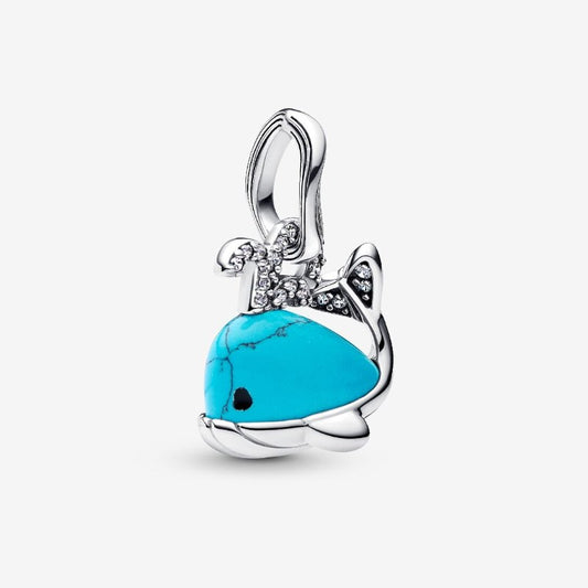 Charm Pendente Balena Turchese