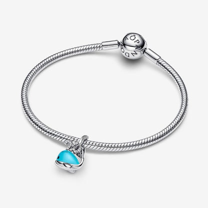 Charm Pendente Balena Turchese