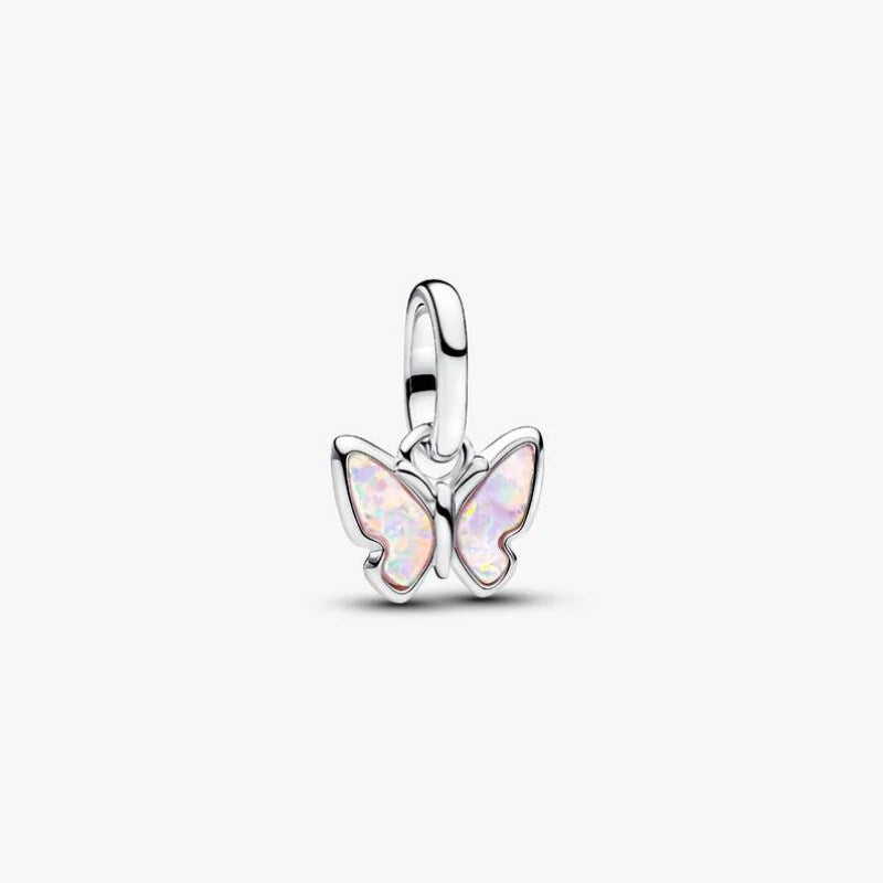 Charm Mini Pendente Farfalla Rosa Pandora ME