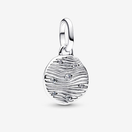 Charm Mini Medallion Onde da incidere Pandora ME