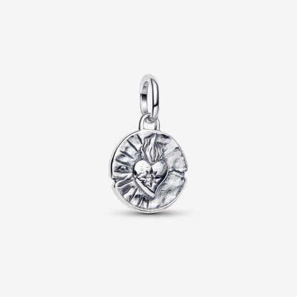 Charm Medallion Cuore Sacro "Amor Vincit Omnia"