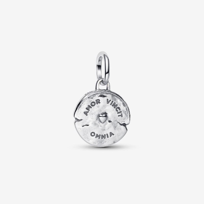 Charm Medallion Cuore Sacro "Amor Vincit Omnia"