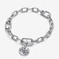 Charm Medallion Serpente "Memento Vivere"