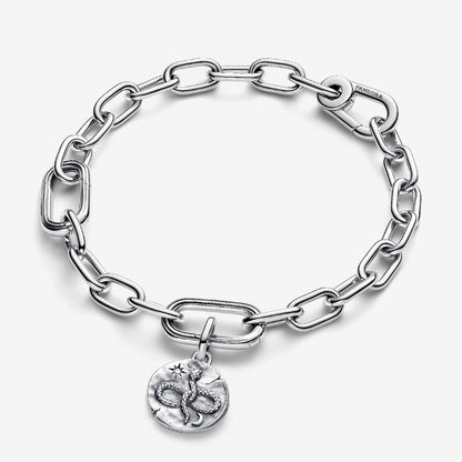 Charm Medallion Serpente "Memento Vivere"