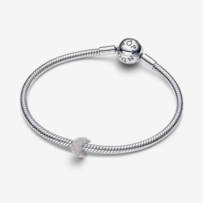 Mini Charm Luna effetto diamantato