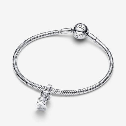 Charm Pendente Clessidra "Time is Precious"