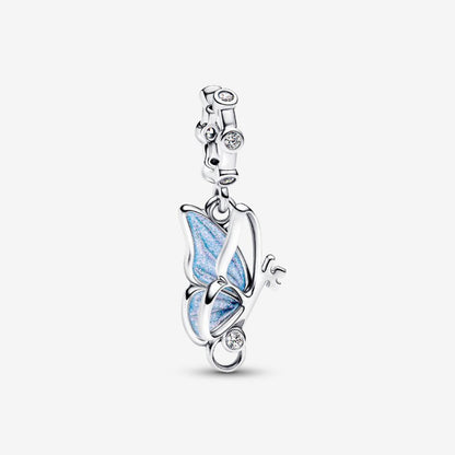 Charm Pendente Farfalla e Chiave "Unlock Tomorrow"