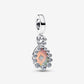 Charm Pendente Doppio Infinito Opalescente
