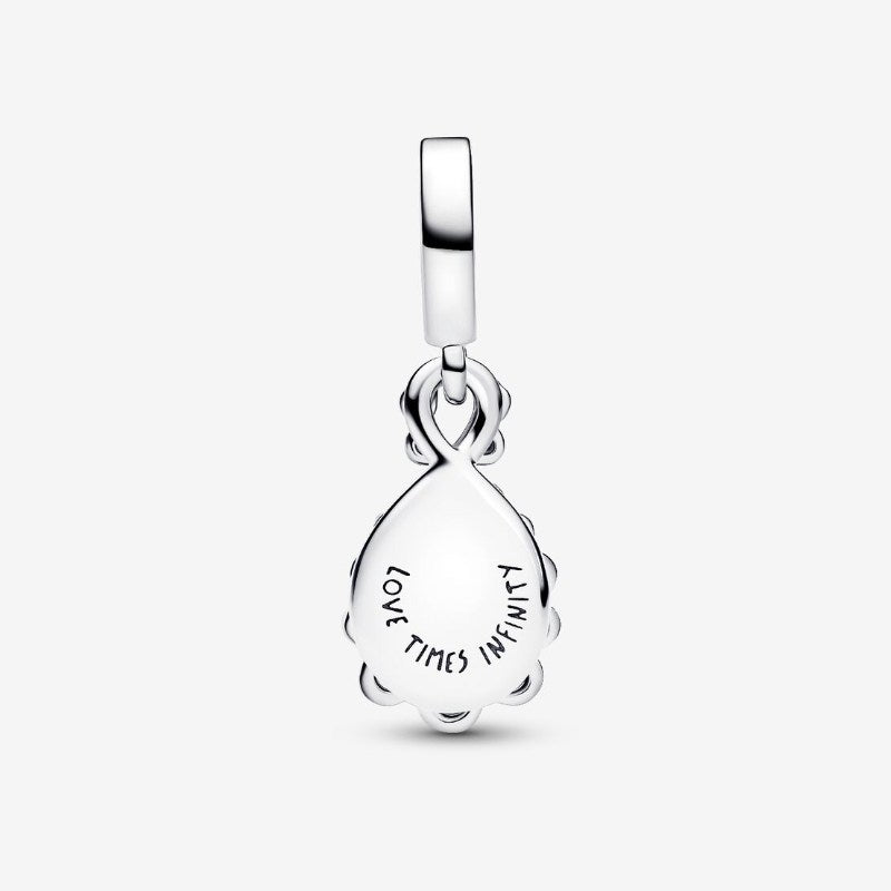 Charm Pendente Doppio Infinito Opalescente