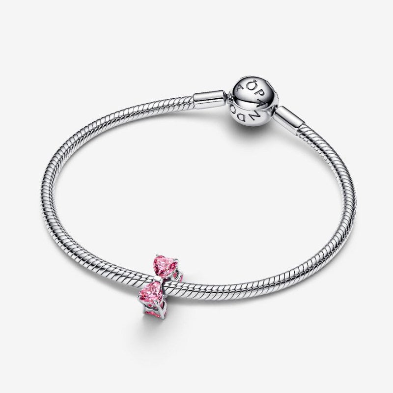 Charm Fiocco Luminoso Rosa