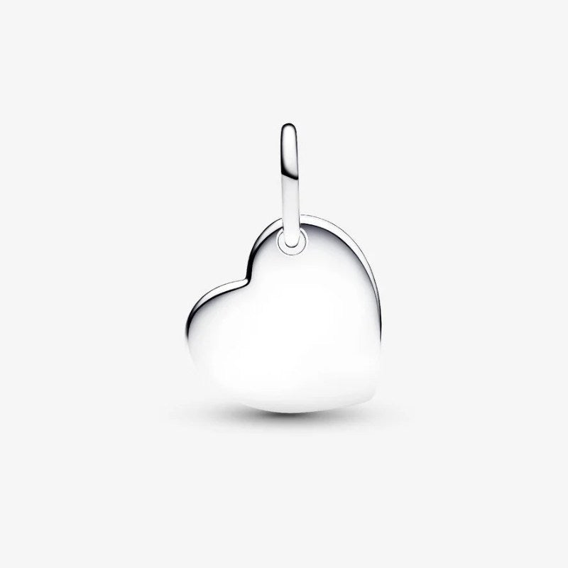 Charm Pendente Cuore con Pietra Viola Febbraio