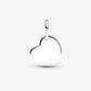 Charm Pendente Cuore con Pietra Miele