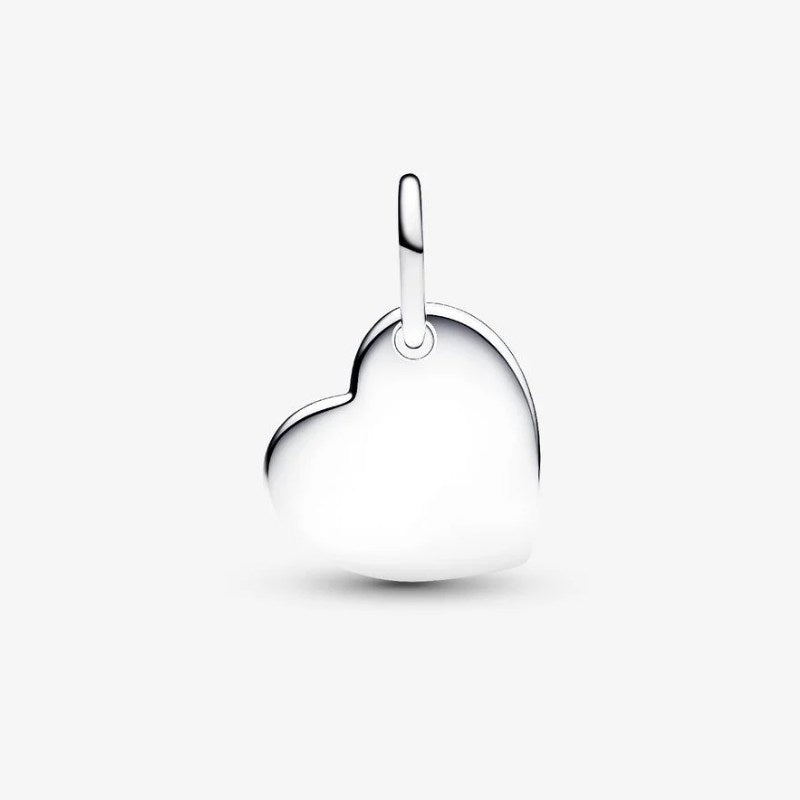 Charm Pendente Cuore con Pietra Miele