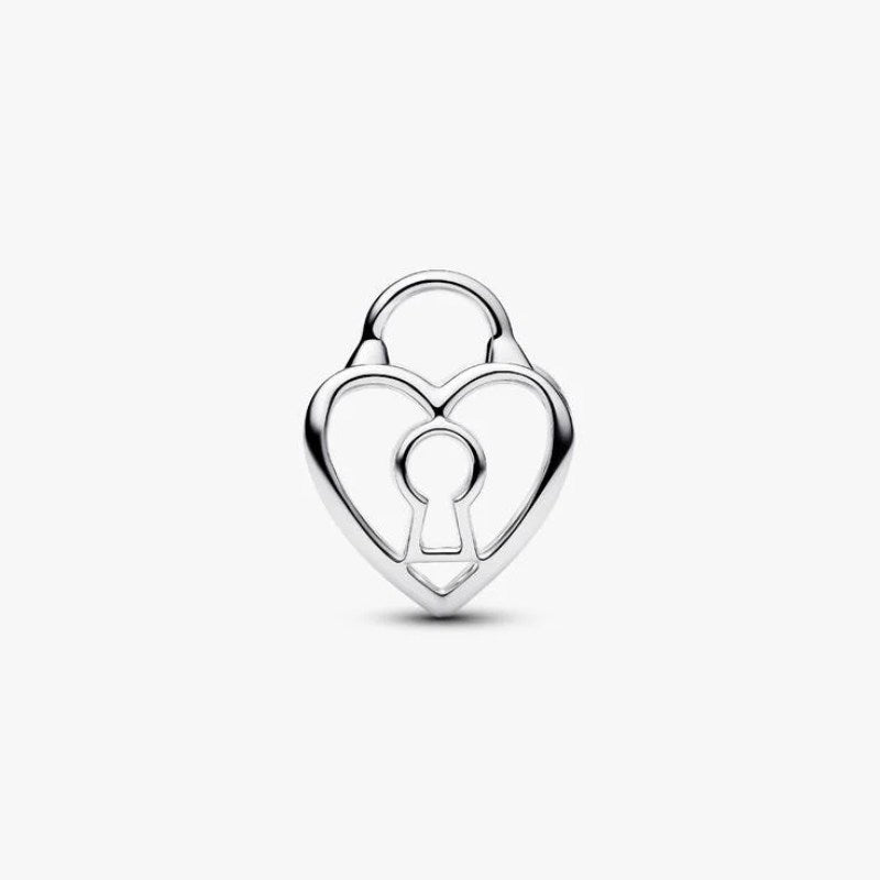 Charm Openwork Lucchetto Cuore