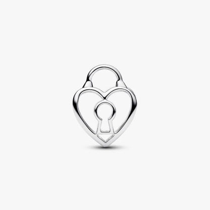 Charm Openwork Lucchetto Cuore